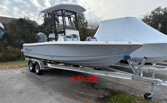 2026 Robalo 226 Cayman Solid Alloy Gray